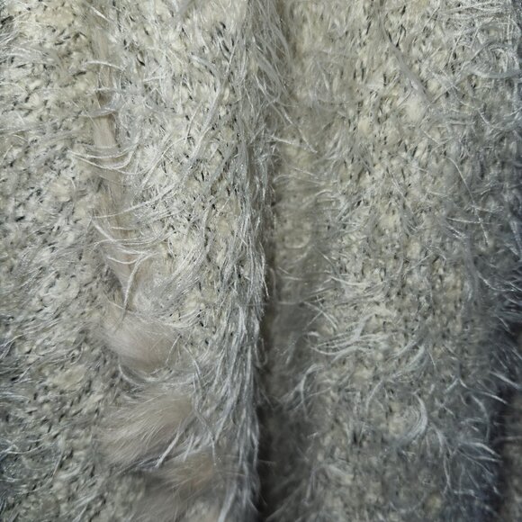 Love Token Fur Trim Open-Front Luxury BOHO Cascade Vest - Picture 7 of 11